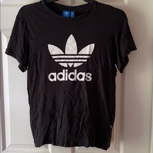 Adidas black tee